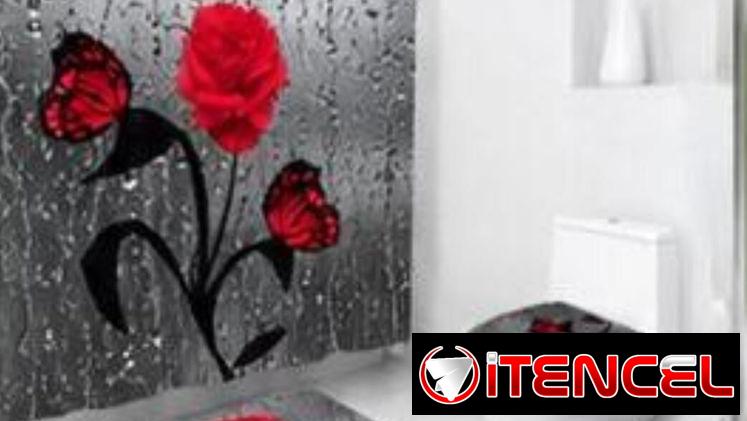 Juegos de cortinasde baño (4 piezas) **20*