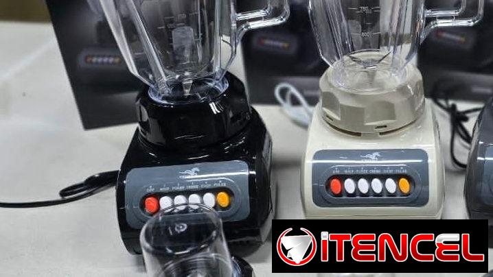 Licuadora (Batidora) 2 en 1 UNIZUKI  1500 ml, incluye vaso pequeño para moler especies. Motor de alta potencia de 350 W,