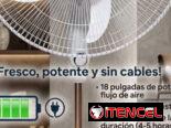 Ventiladores recargables