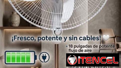 Ventiladores recargables