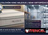 Colchón King MILEXUS Semi Ortopédico Enrollado al vacío en bolsa de PVC Precio $320 USD Transporte Incluido