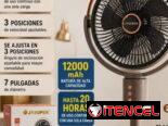 👉Ventiladores Recargables de excelente Calidad muy recomendados. Características en las fotos 👇