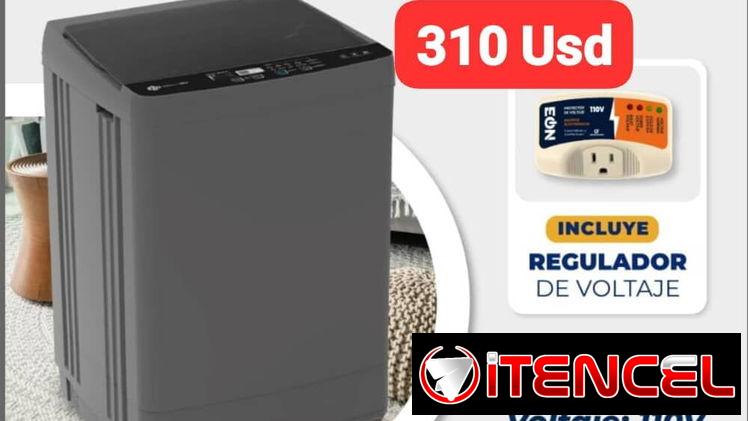 Lavadora Automática Eko 9kg (Incluye 1 protector de voltaje), Garantía de 1 año, Entrega gratis para toda La Habana
