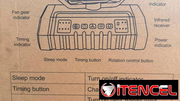 Ventilador Recargable