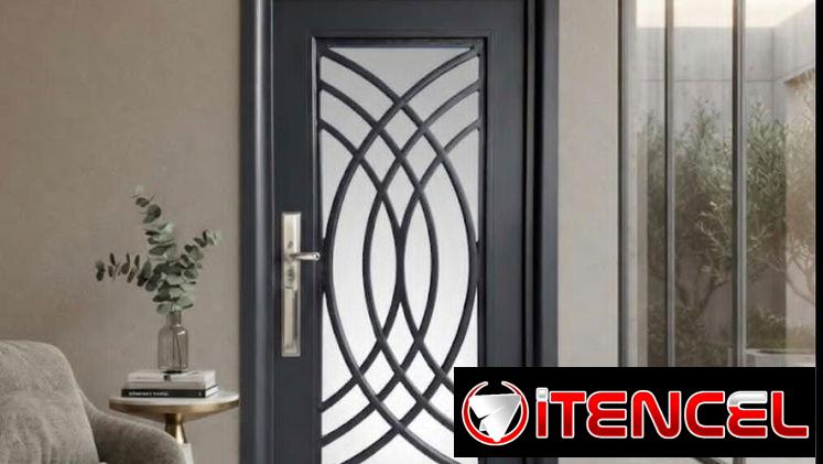 Puerta de metal exteriores