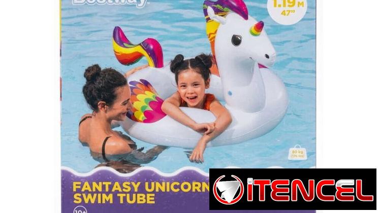 Flotador – salvavidas – inflable con forma de Unicornio Fantasy Bestway