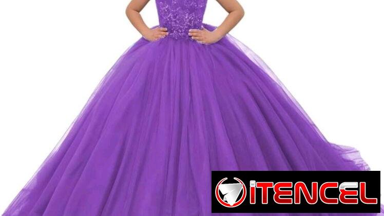 Vestido SHEIN para niña de 10-12 años color morado