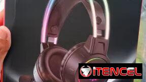 GANGA🉐NUEVOS AUDIFONOS RGB GAMER, EN BLANCO Y NEGRO.CON TRANSPORTE INCLUIDO