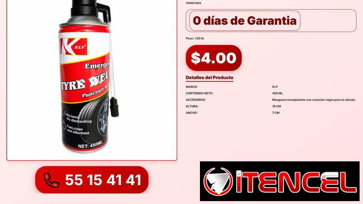 REPARADOR DE PINCHAZOS DE EMERGENCIA VPT-0243