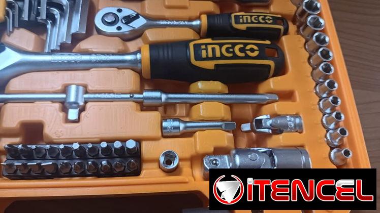 🚧 JUEGO DE HERRAMIENTAS DE 100 PIEZAS HKTHP21001 INGCO 🚧