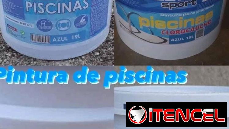 Pintura para piscina de base agua y clorocaucho