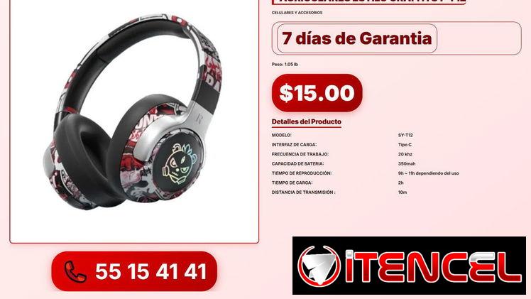 AURICULARES ESTILO GRAFITI SY-T12 VPT-0019