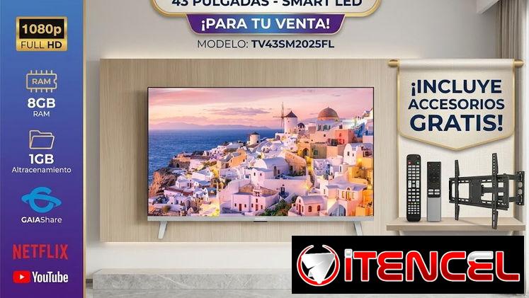 TV 43 PULGADAS  MARCA CHALLENGER  SMART TV RESOLUCION FULL HD VIENE CON SUS 2 MANDOS Y SOPORTE A LA PARED 230 USD