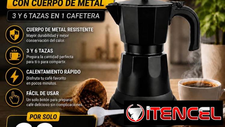 ☕⚡ CAFETERA ELÉCTRICA 3 Y 6 TAZAS