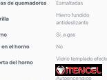 Cocina gas 4 quemadores