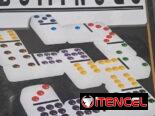Juegos de domino 55 piezas hasta el 9 de colores