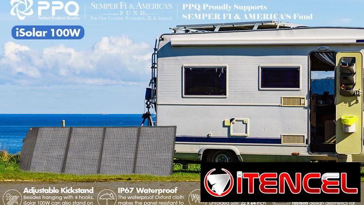 PPQ iSolar 100W panel solar portable