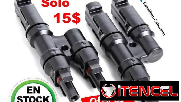 PANELES SOLARES MC4 DOBLE CONEXION “h”