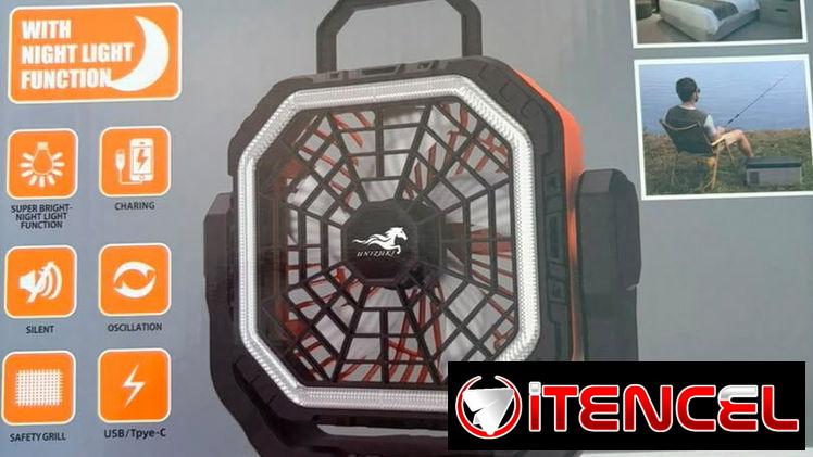 VENTA DE VENTILADOR RECARGABLE  F6 20000mah