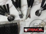 Cubiertos 24 piezas cabo plástico y escurridor (L&G)