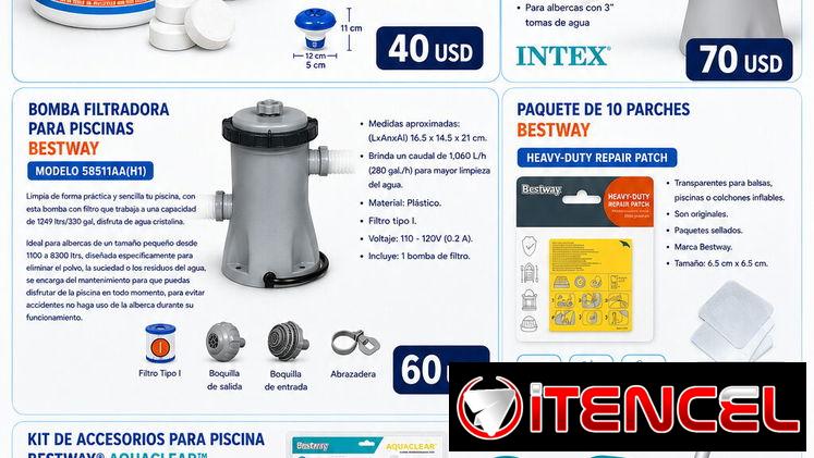 Todo Para Su Piscina, No dude en llamar.