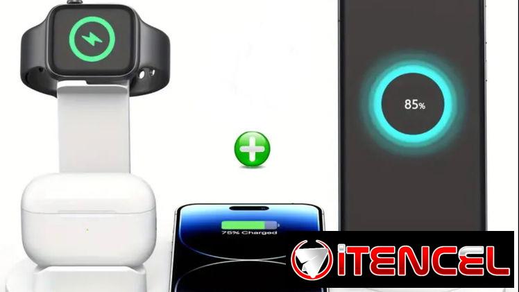 Base para que cargue todos sus dispositivos Apple en un mismo lugar!! + V8 y Tipo C (Android)