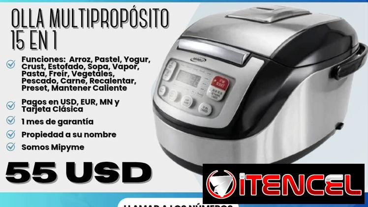 🍲🔥 OLLA MULTIPROPÓSITO HIBRO – 15 EN 1 🔥🍲