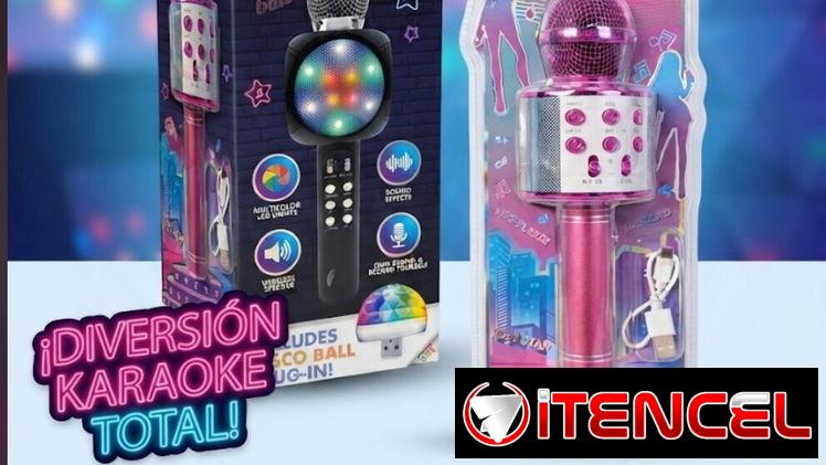 🎤 MICRÓFONO KARAOKE CON CONEXIÓN BLUETOOTH 💓PARA NIÑAS Y NIÑOS