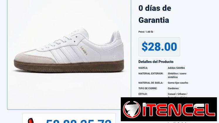 TENIS ADIDAS SAMBA BLANCO Y BEICH VPT-0347