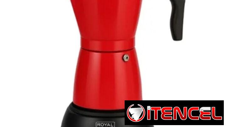 Con garantía.. CAFETERA ELECTRICA ROYAL ROJA DE 6 TAZAS