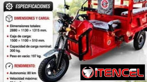 Triciclo eléctrico Caimán 53