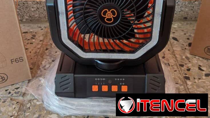Ventilador recargable de 20 000mha