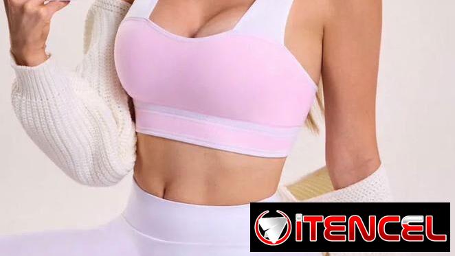 Sujetador deportivo rosado talla S