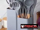 Set de utensilios de silicona para cocina de 19 piezas (uh)