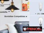 Lámpara de techo de foco 3 en 1 . No incluye bombillos 50 USD