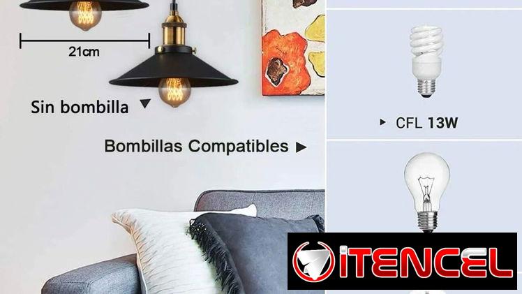 Lámpara de techo de foco 3 en 1 . No incluye bombillos 50 USD