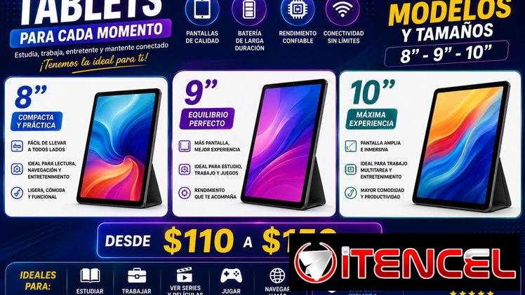 Teléfonos y Tablets nuevos