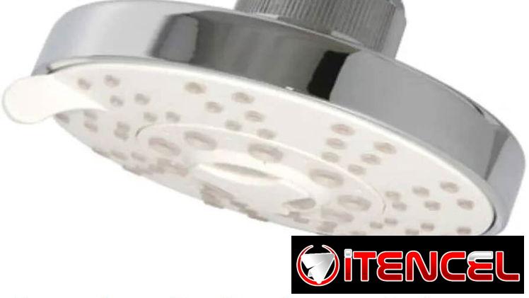 Regadera Redonda con 5 tipos + Brazo