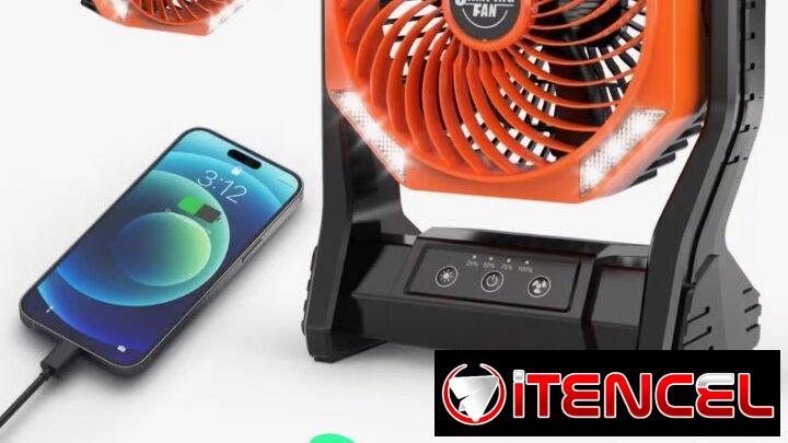Ventilador recargable