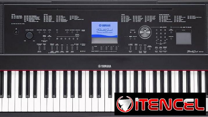 Yamaha DGX660B Piano digital en excelentes condiciones con 88 teclas ponderadas con soporte de muebles, color negro