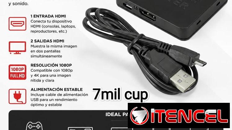 Splitter HDMI 1 en 2