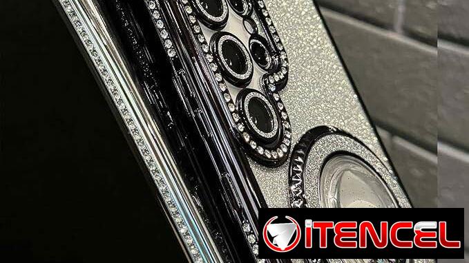 Funda Glitter Kickstand para Samsung Galaxy S23 Ultra con diseño brillante y soporte | Celula… | videojuegoshabana.com