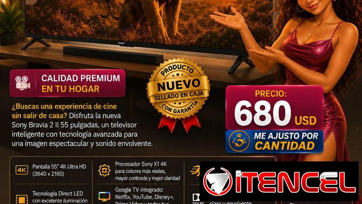 📺🔥 SONY BRAVIA 2 II 55” 4K GOOGLE TV 2026 🔥📺