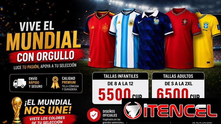 Camisetas ⚽✨ ¡Vive la pasión del Mundial con estilo! ✨⚽
