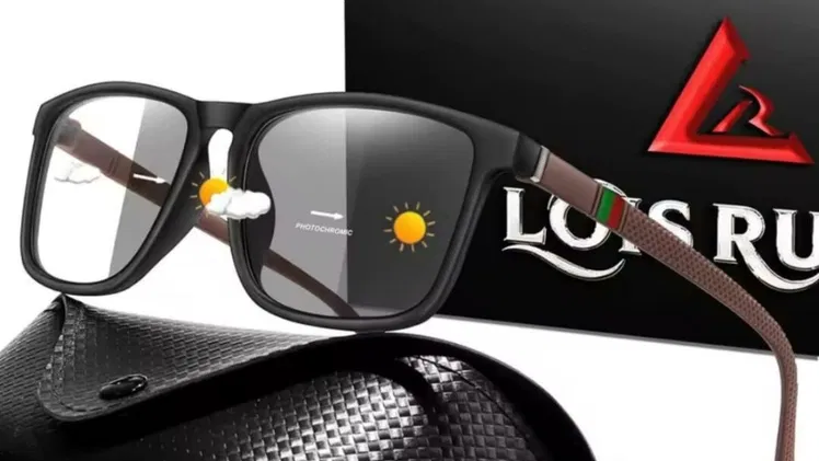 gafas fotosensibles acompañada de su estuche ideal para un buen regalo para papá
