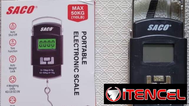 Pesa digital SACO hasta 50 Kg/110 Lb (Yus)