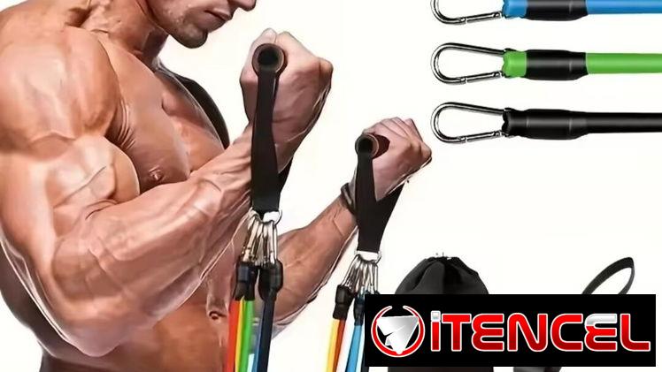 Set de ligas para ejercicios de tensión 100lbs