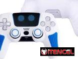 Funda de silicona para mando Dualsense PS5 + funda de joysticks + cubierta protectora del táctil