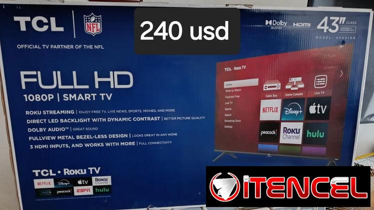 Televisores SmartTV TCL 43″