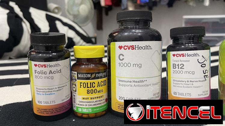 ÁCIDO FÓLICO – VITAMINA C – VITAMINA B12